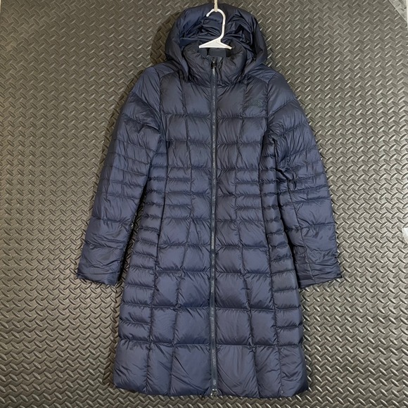 The North Face Metropolis 550 Down Parka II Women's XS Coat Long Hooded Puffer - Picture 1 of 8